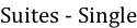 Suites - Single
